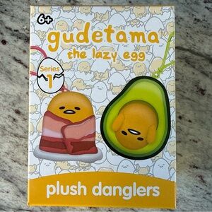 Gudetama The Lazy Egg Plush Danglers - blind box. Series 1. Mystery box.